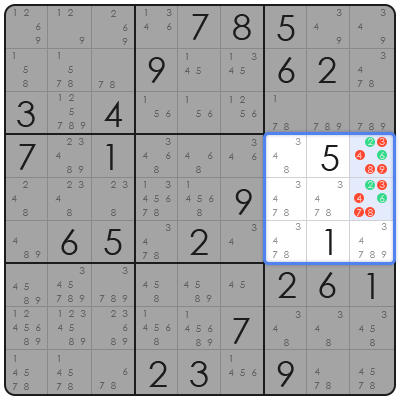 x wing sudoku technique